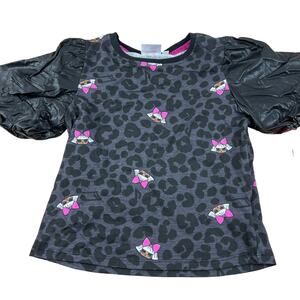 Girls' L.O.L. Surprise! Leather Puff Short Sleeve T-Shirt - Size Large - NWT
